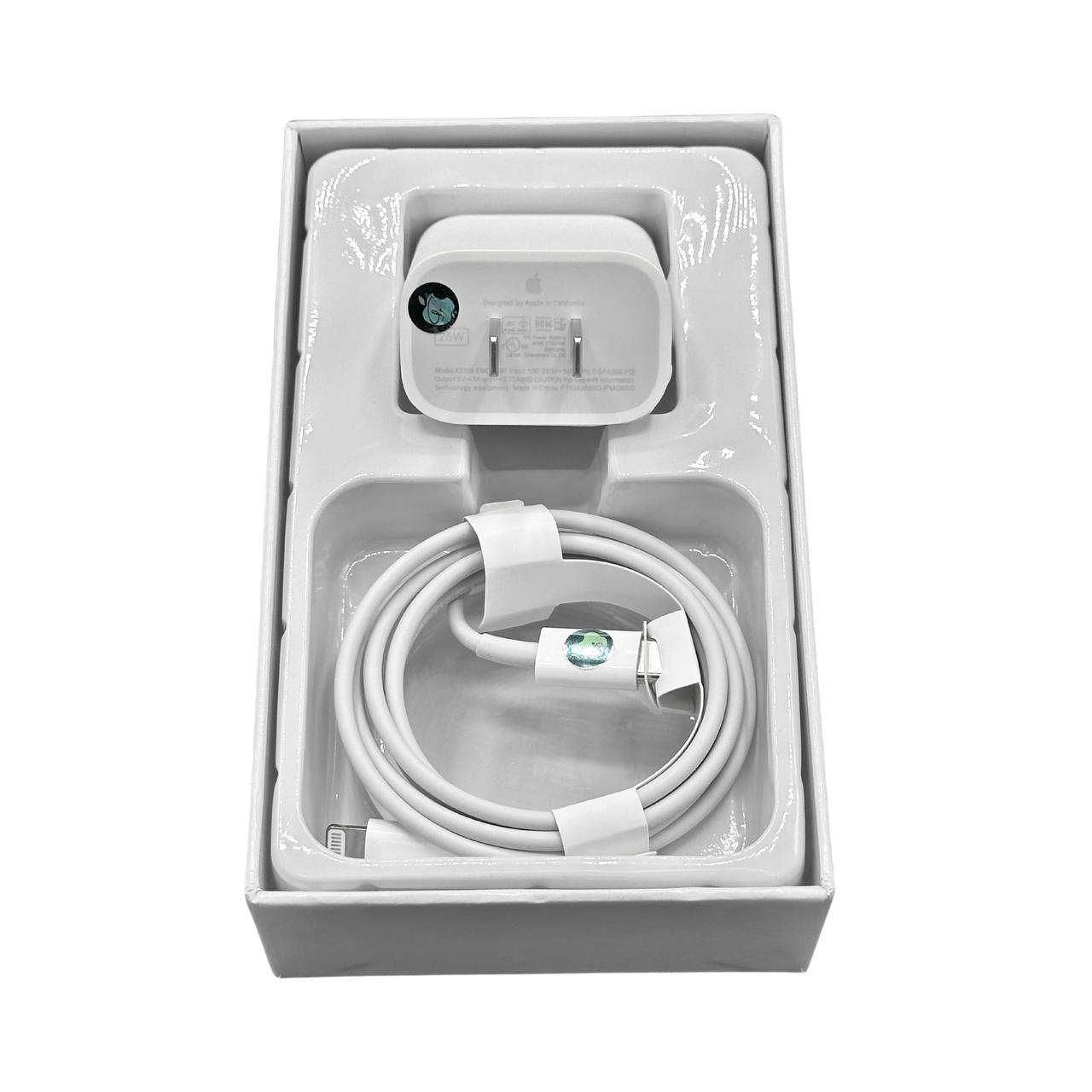 Cargador Rápido Original Apple 25W + Cable USB-C a Lightning