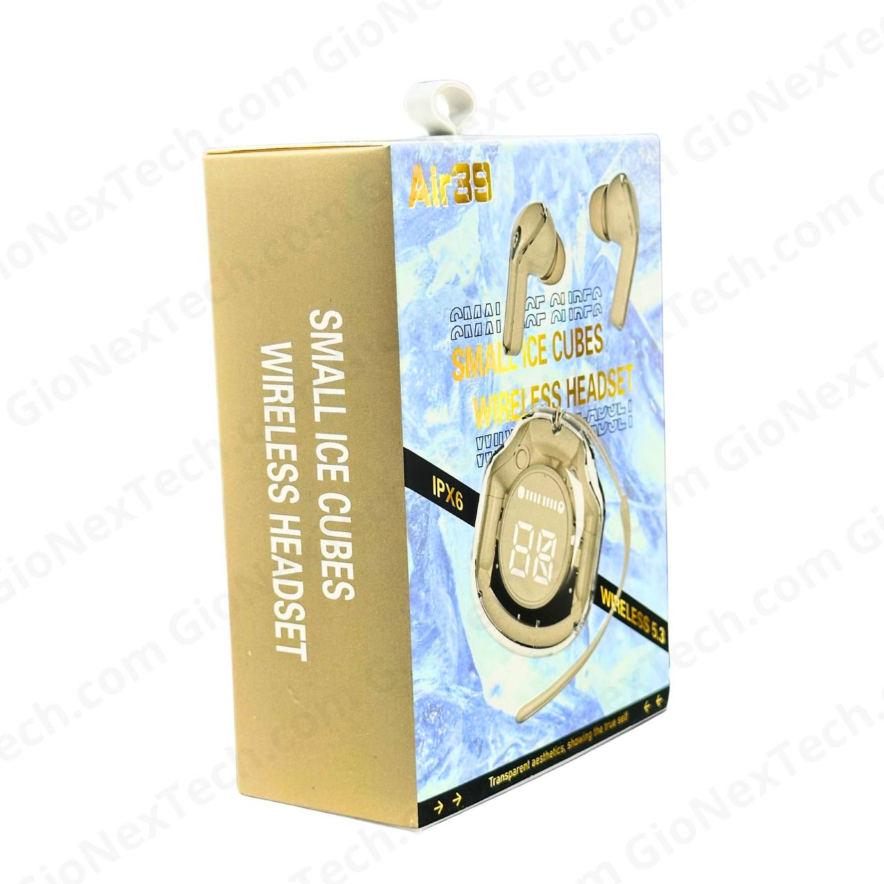 Air39 Small Ice Cubes beige - Audífonos Inalámbricos con Estilo Futurista